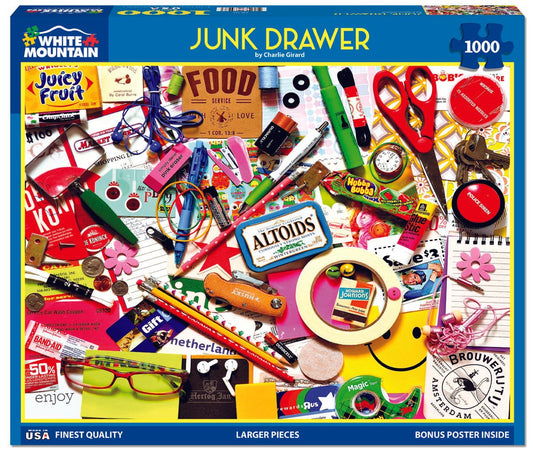 Junk Drawer (1970pz) - 1000 Piece Jigsaw Puzzle