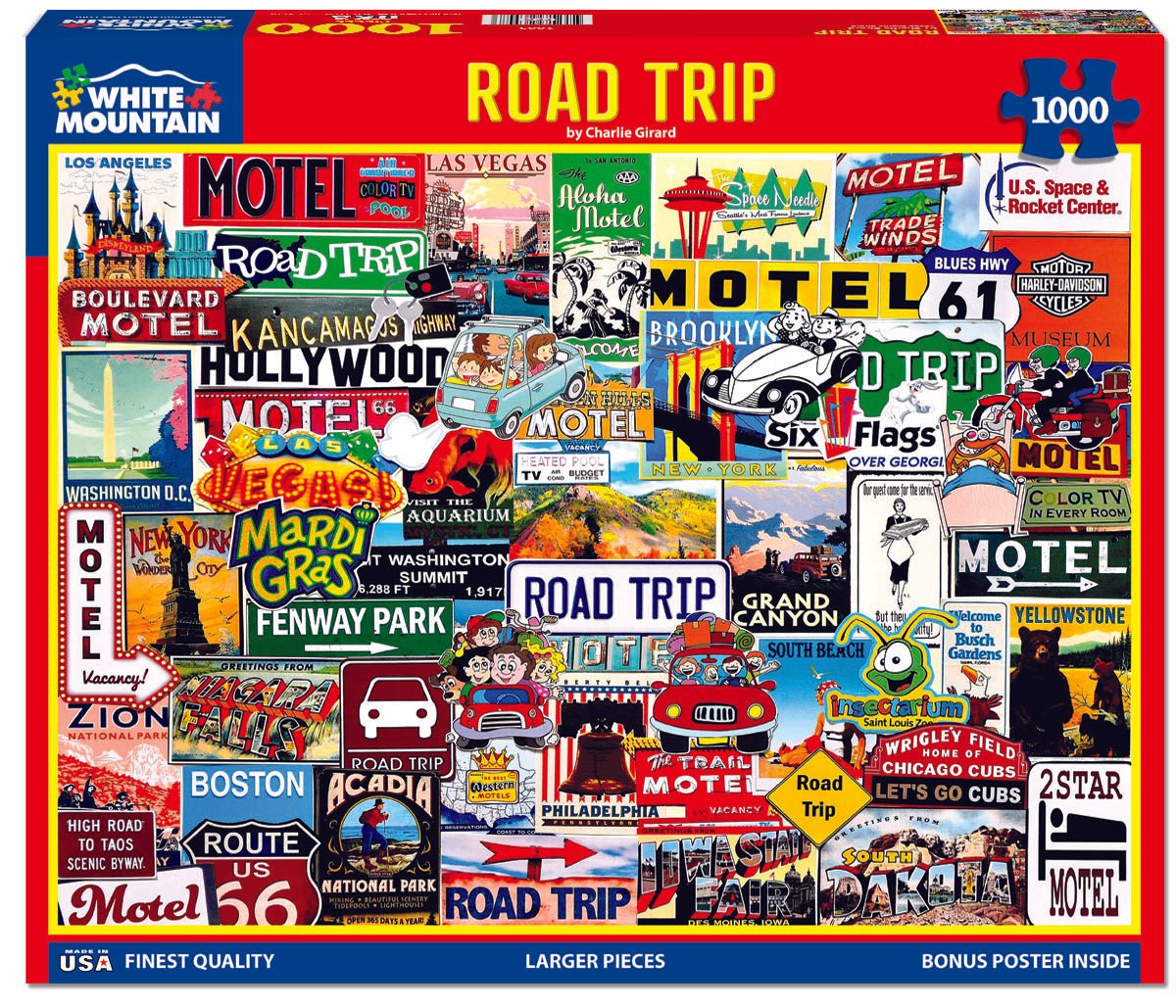 Road Trip (1665pz) - 1000 Piece Jigsaw Puzzle