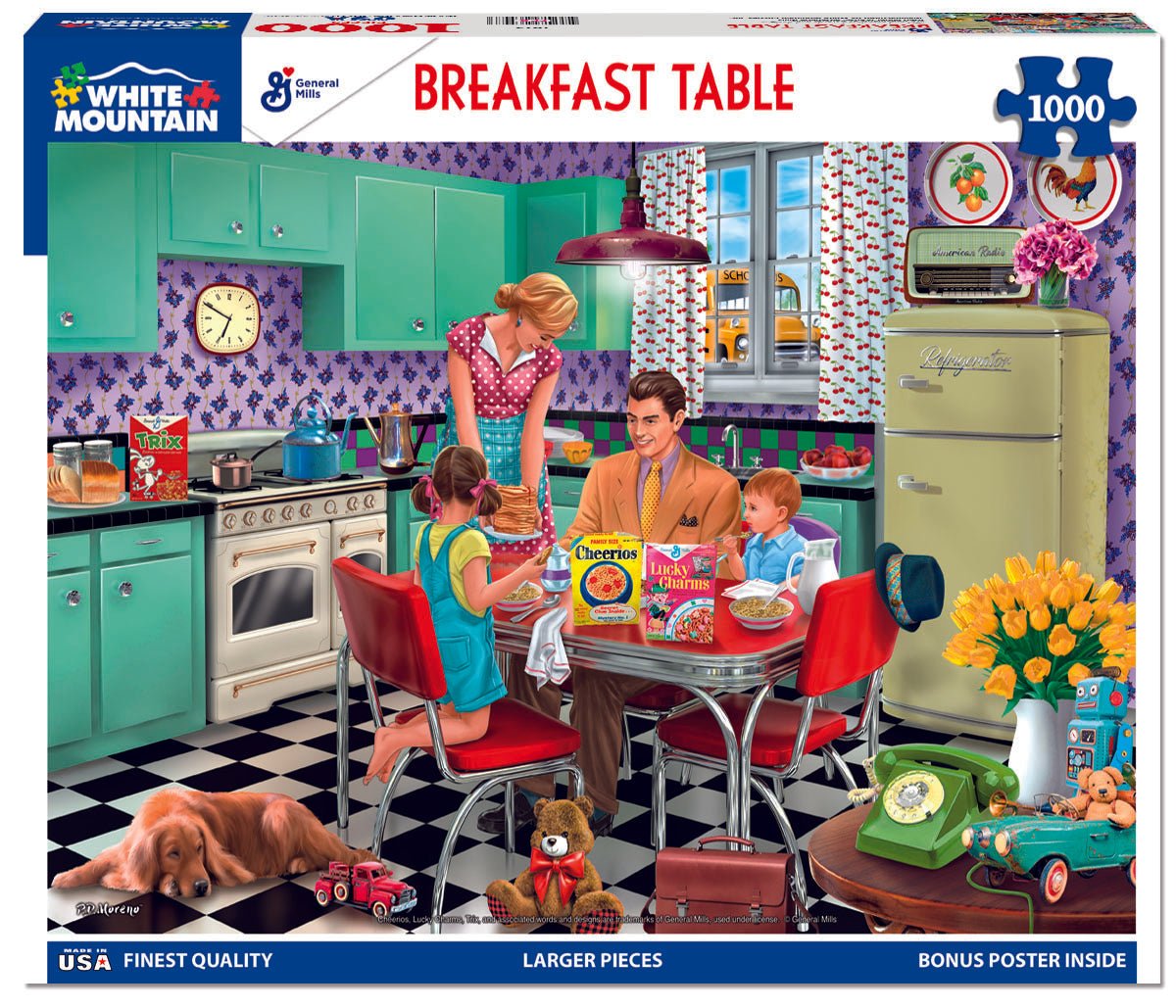 Breakfast Table (1675pz) - 1000 Piece Jigsaw Puzzle