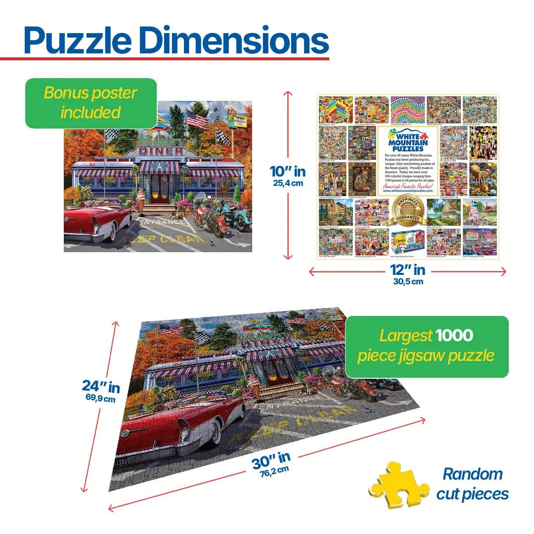 Bill & Sally's Diner (1631pz) - 1000 Pieces