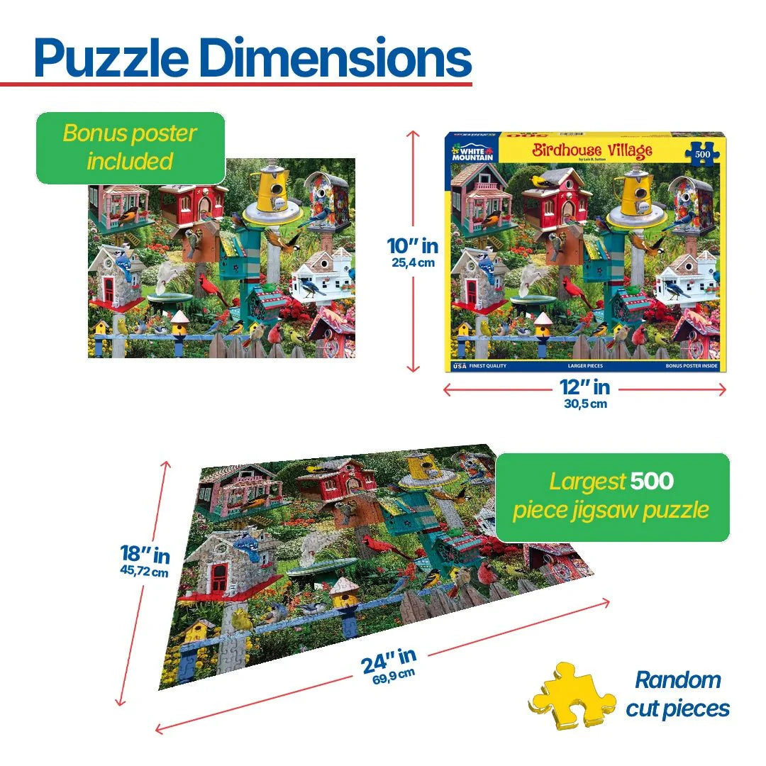 Birdhouse Village (1137pz) - 500 Pieces