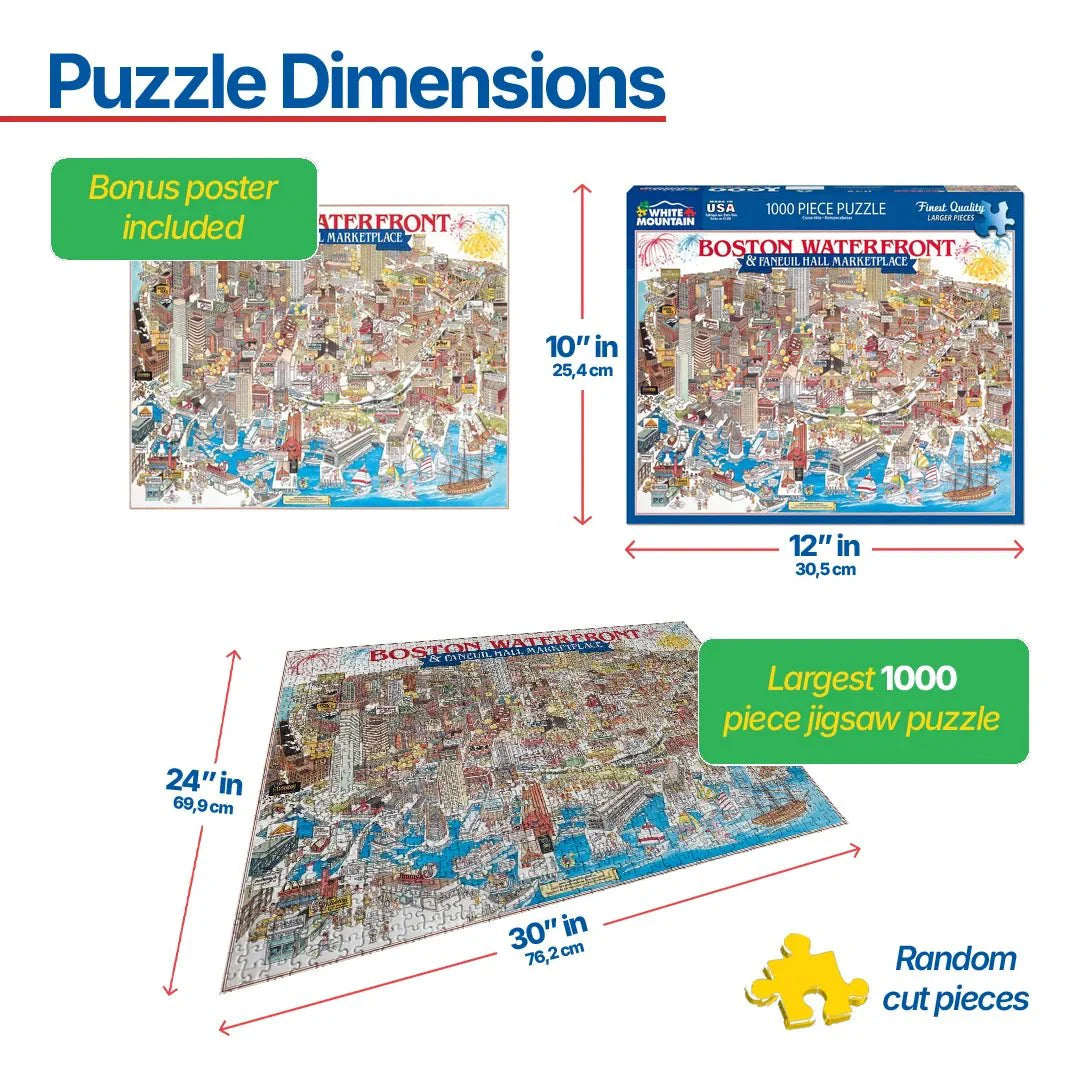 Boston, MA (07pz) - 1000 Piece Jigsaw Puzzle