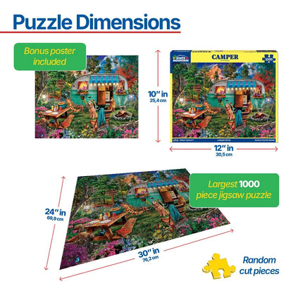 Camper (1745pz) - 1000 Piece Jigsaw Puzzle