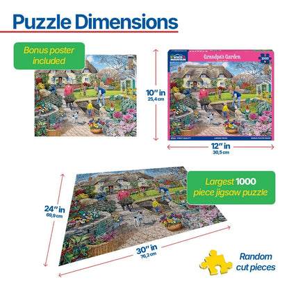 Grandpa's Garden (1799pz) - 1000 Piece Jigsaw Puzzle