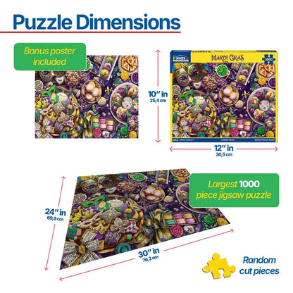Mardi Gras (2036pz) - 1000 Piece Jigsaw Puzzle