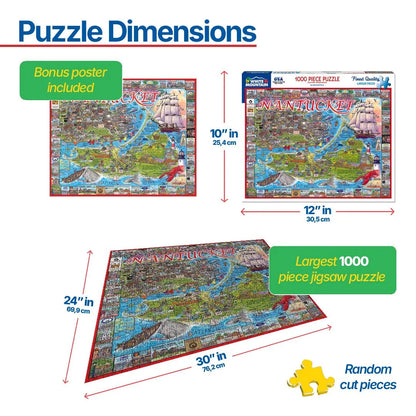 Nantucket, MA (533pz)- 1000 Piece Jigsaw Puzzle