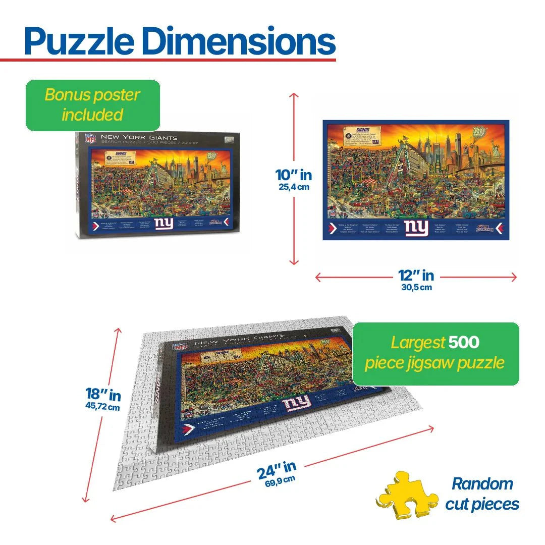 NY Giants Puzzle (9029595) - 500 Pieces