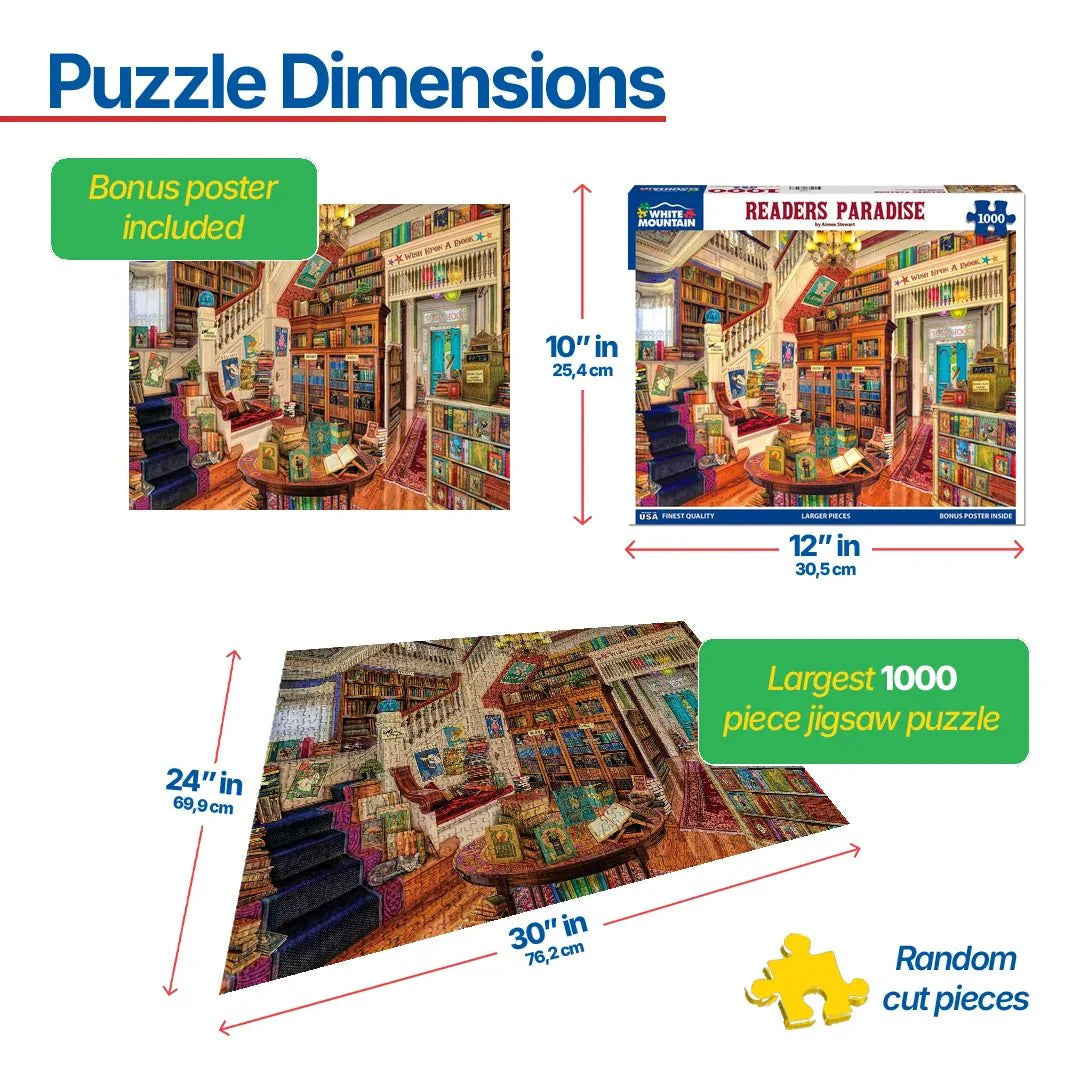 Readers Paradise (1244pz) - 1000 Pieces