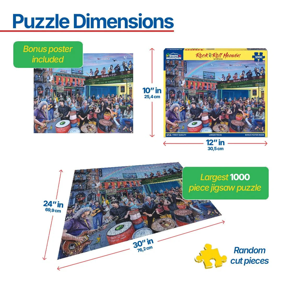 Rock and Roll Heaven (1979pz) - 1000 Piece Jigsaw puzzle