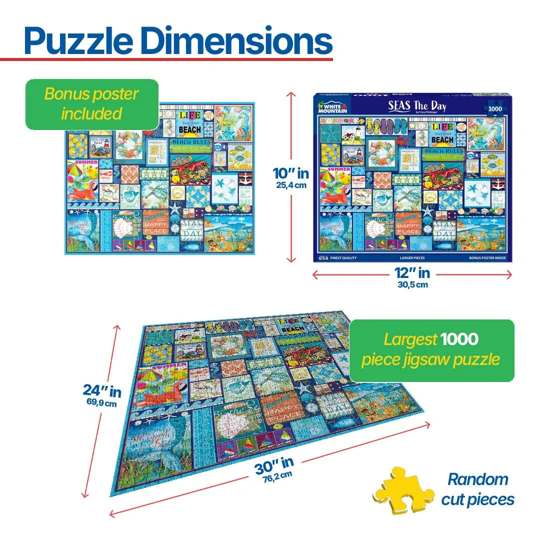 Seas the Day (1912pz) - 1000 Piece Jigsaw Puzzle