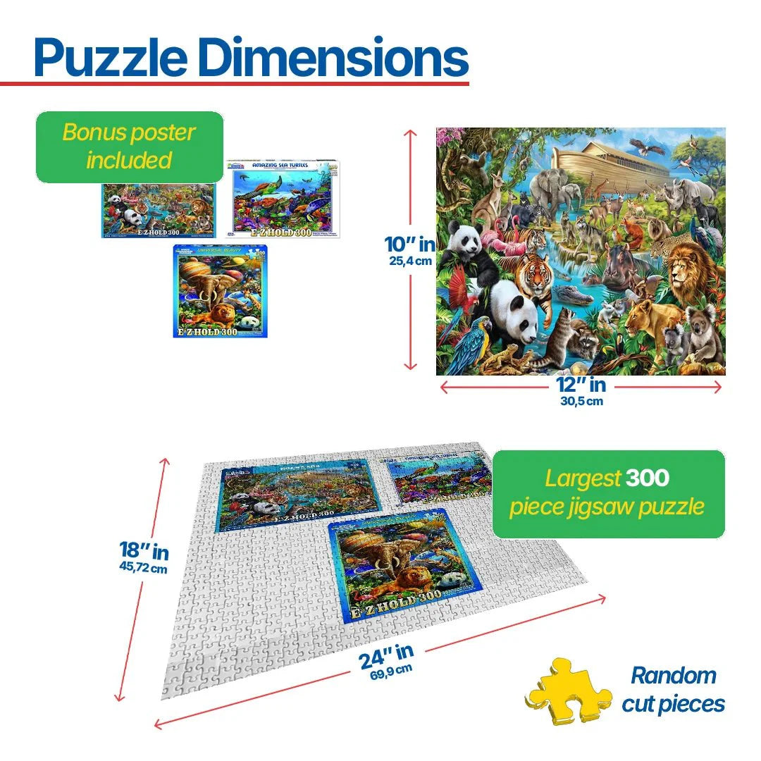 Set of 3: Animal Bundle 300 piece