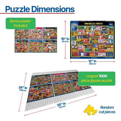 Set of 6: Collage  Bundle 1000 piece