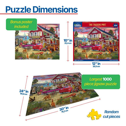The Trading Post (1882pz) - 1000 Piece Jigsaw Puzzle